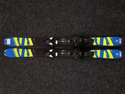 Esquís infantiles usados SALOMON X Race JR + fijaciones Salomon 7