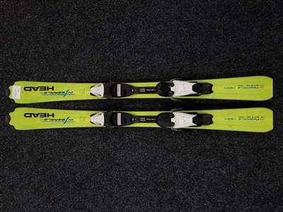 Esquís infantiles HEAD Integrale Team usados + fijaciones Head LRX 7.5