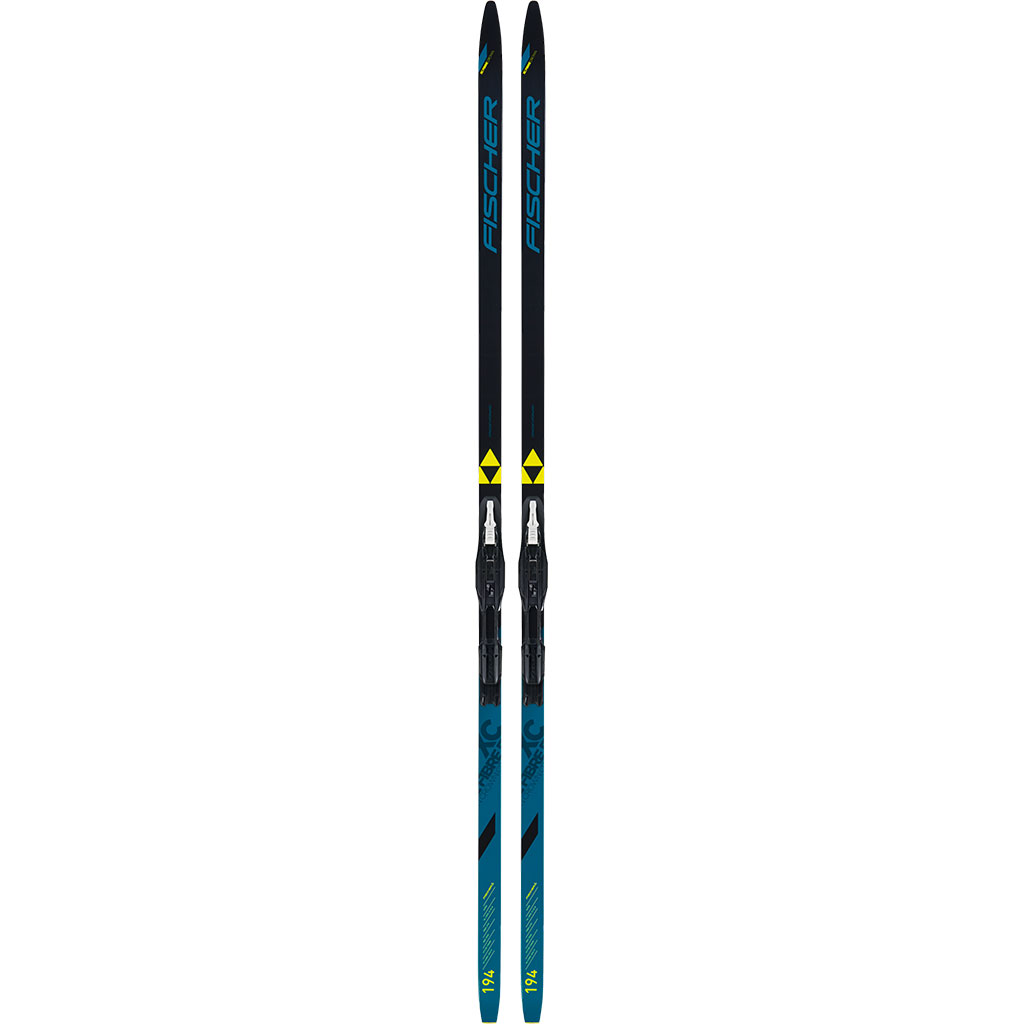 Skis de fond Fischer Fibre Crown+ Fixations de ski de fond Fischer NNN Tour