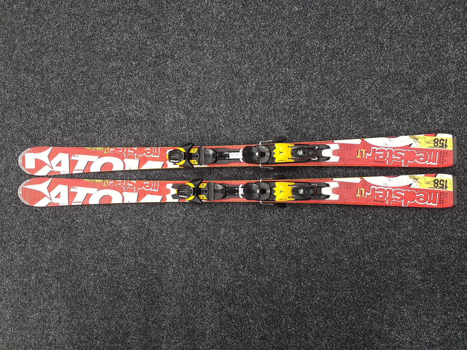 Použité lyže ATOMIC Redster LT + viazanie Atomic XTO 10