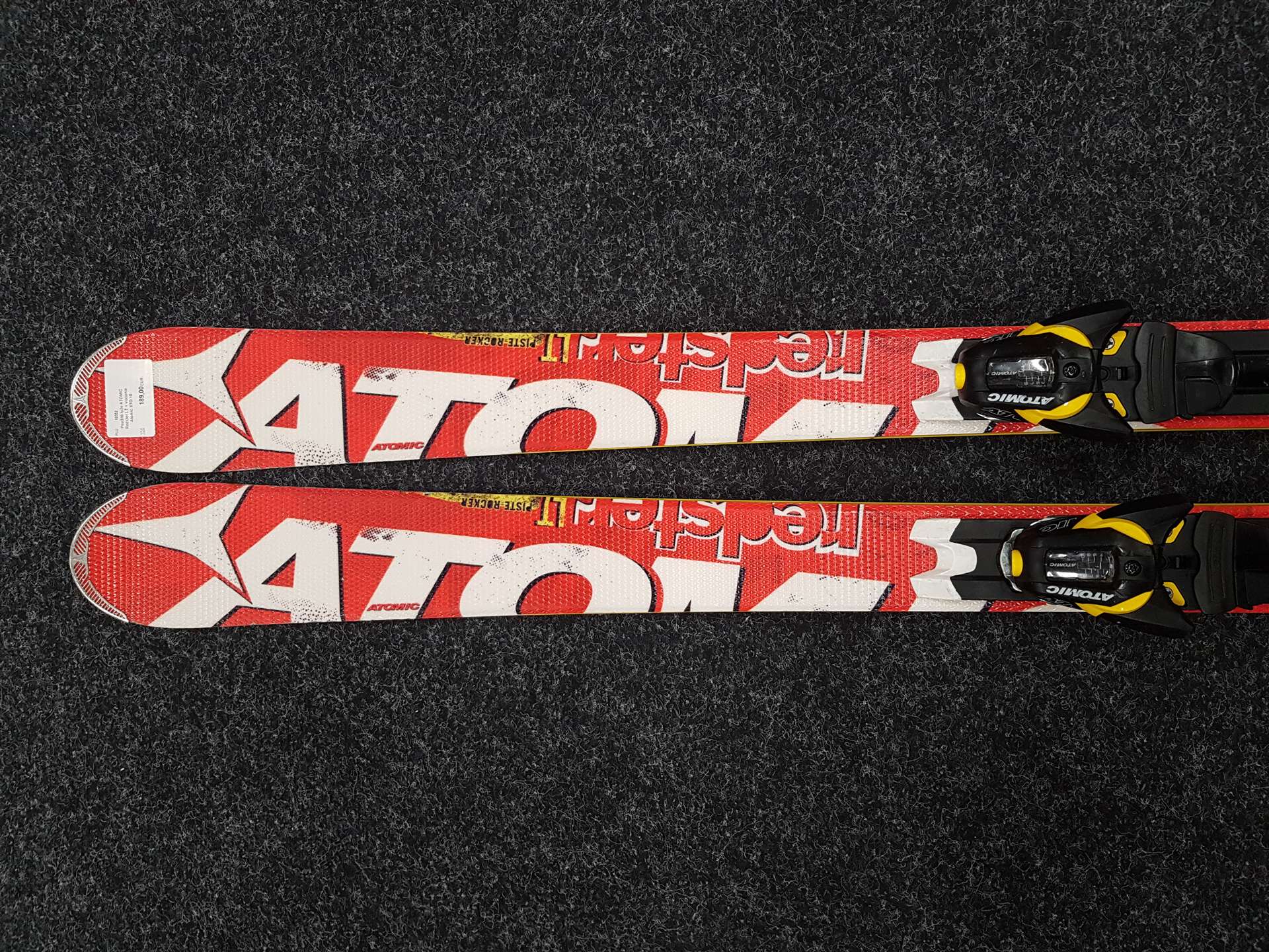 Použité lyže ATOMIC Redster LT + viazanie Atomic XTO 10