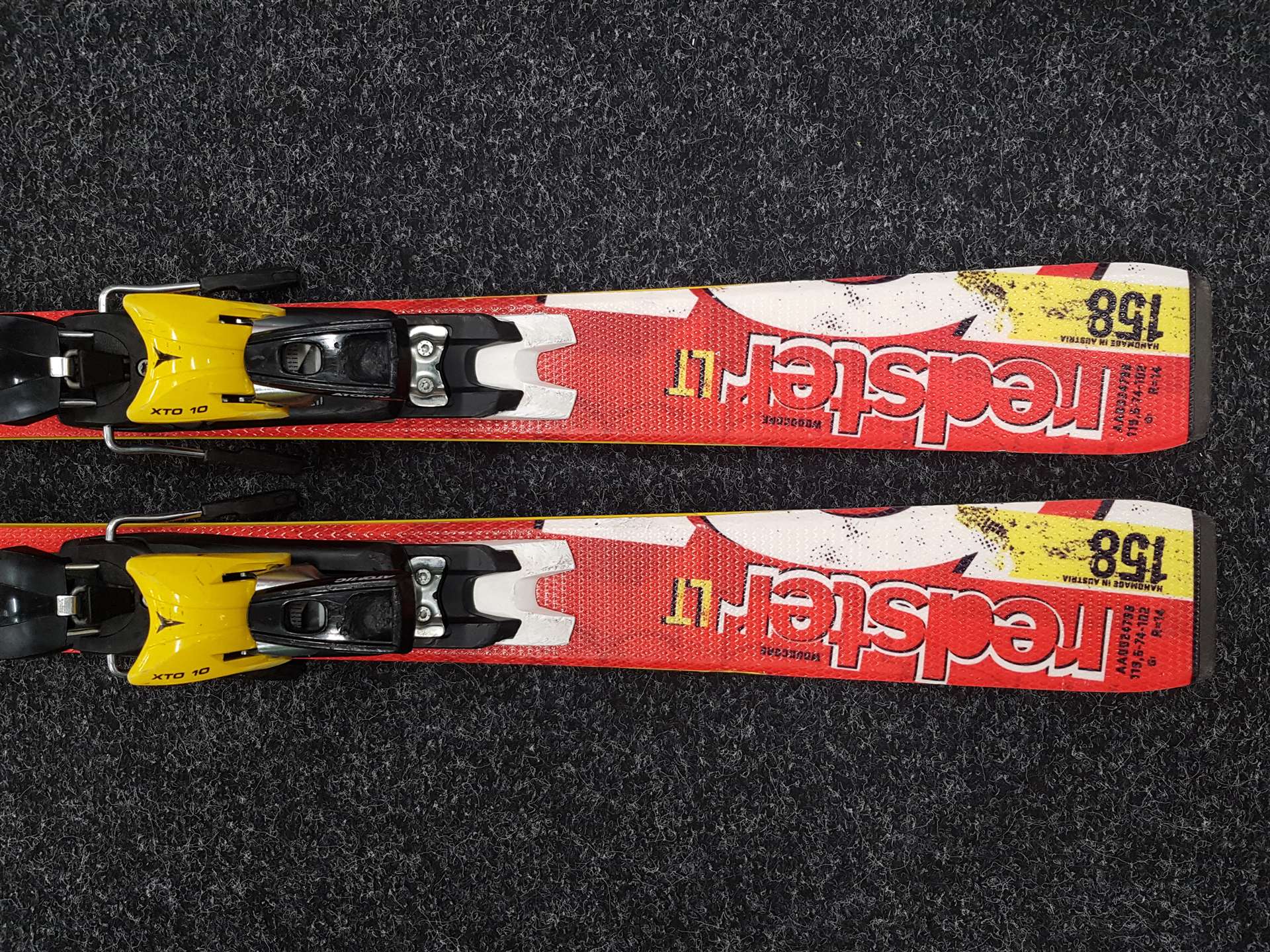 Použité lyže ATOMIC Redster LT + viazanie Atomic XTO 10