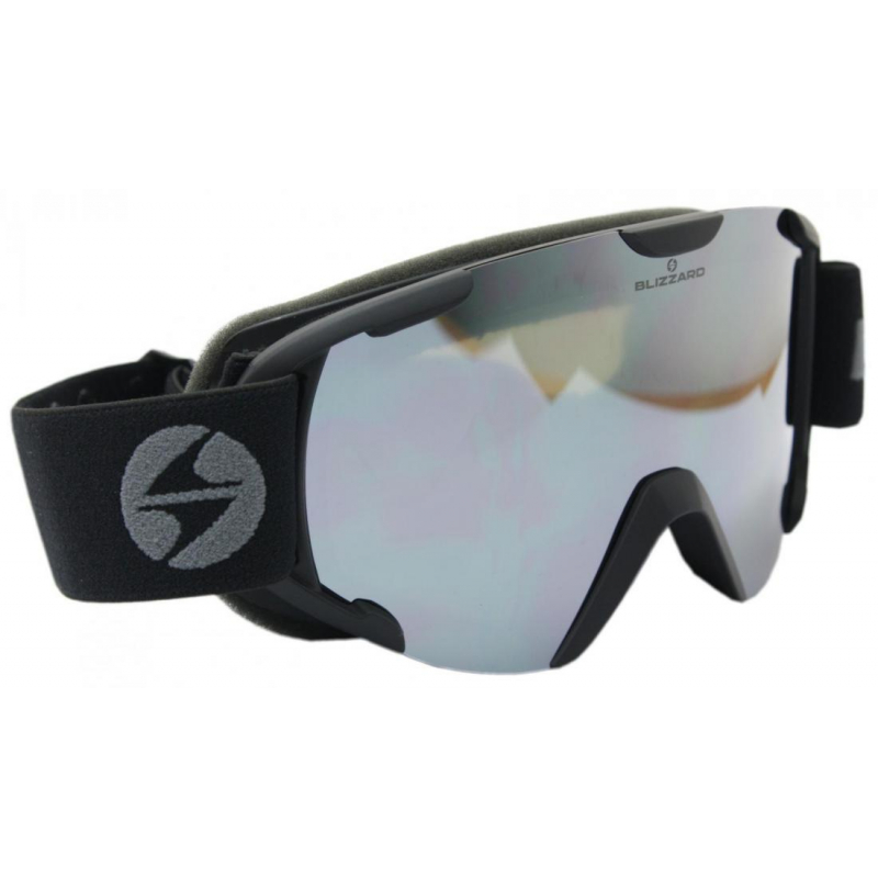 okuliare BLIZ Ski Gog. 938 MAVZO, black matt, smoke lens S21 + silver coating