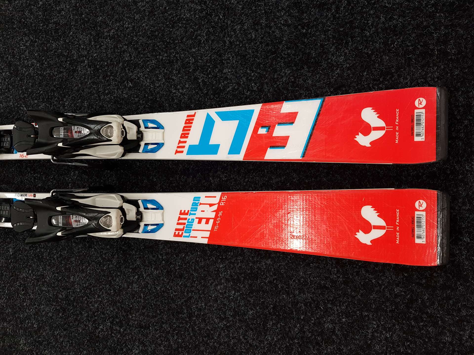 Použité lyže ROSSIGNOL Hero Elite LT + vázání Look SPX 12