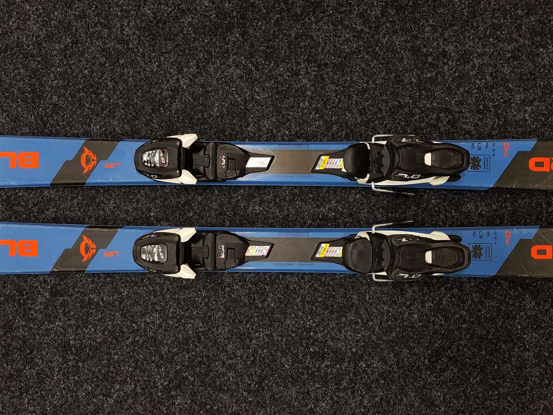 Použité lyže BLIZZARD Firebird JR + viazanie Marker 7