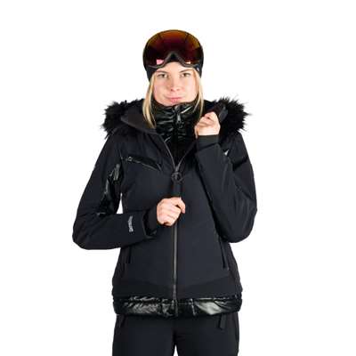 Dámska lyžiarska bunda Northfinder KALEY BU-6343SNW Dermizax Black