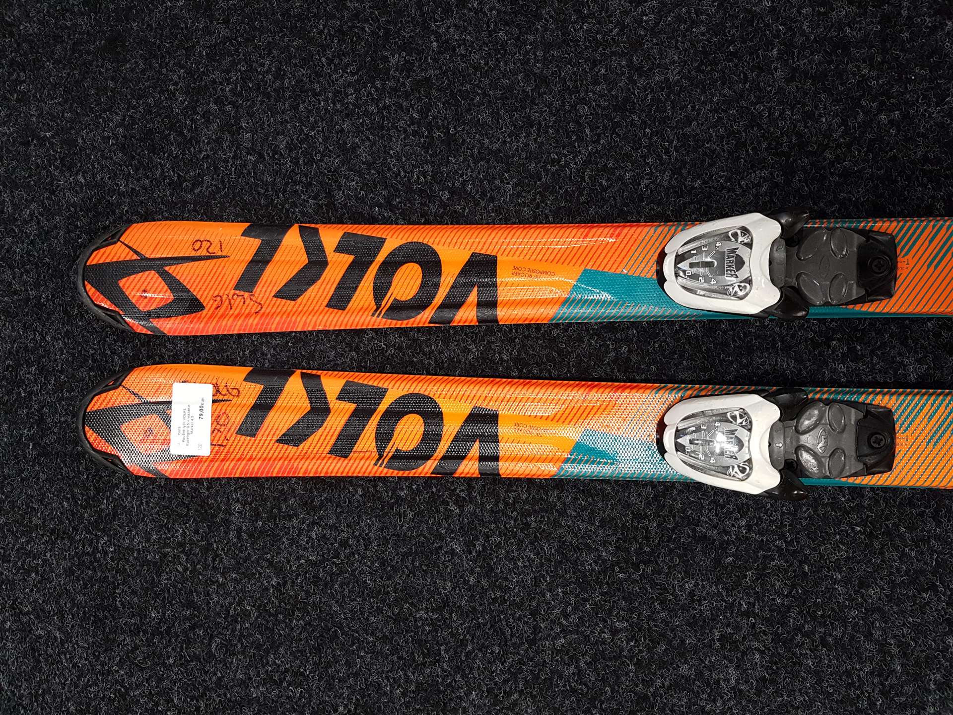 Schiuri VOLKL Racetiger GS folosite + legături Marker 4.5
