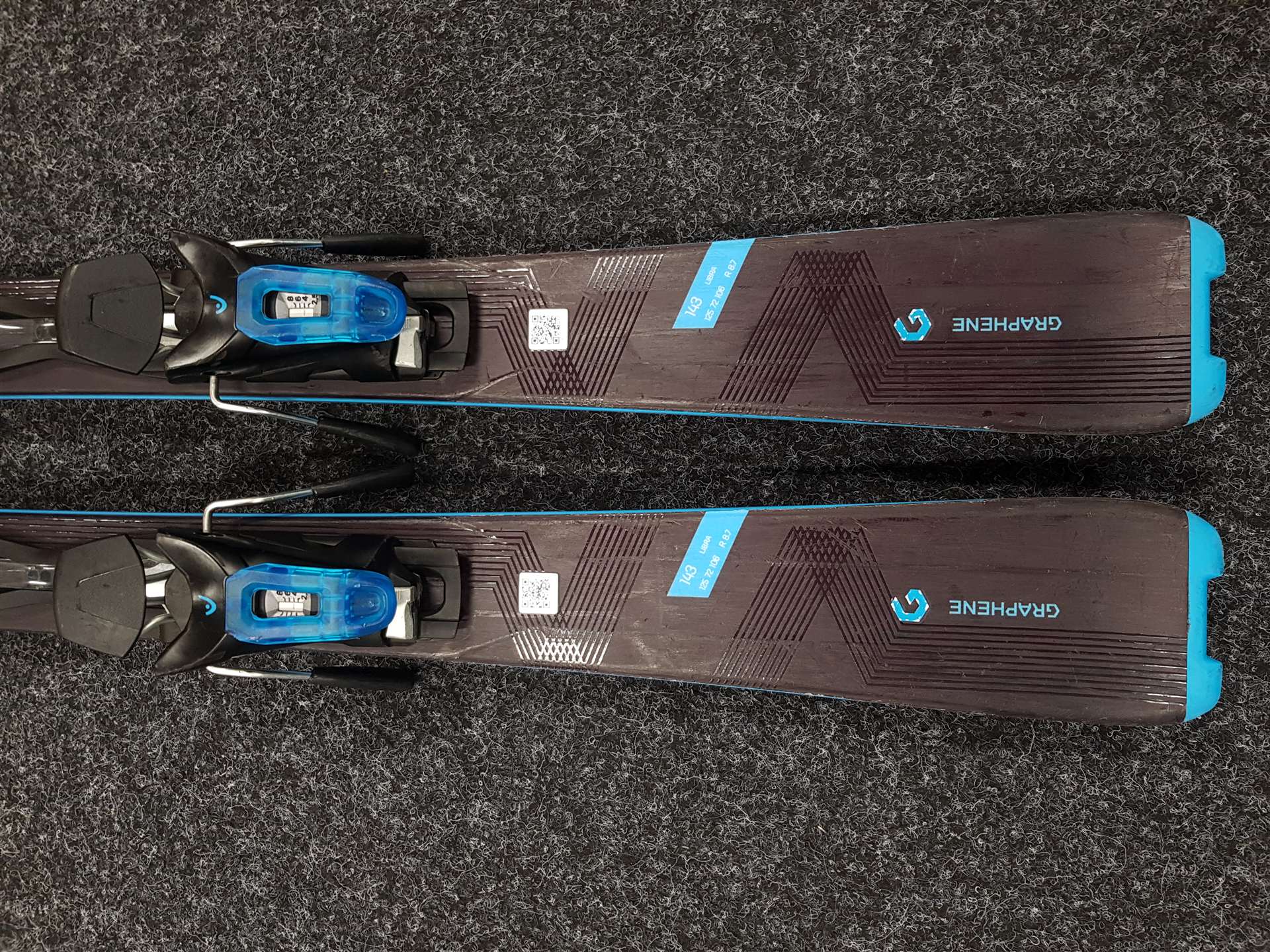 Gebrauchte Ski HEAD PURE JOY GRAPHENE + Bindungen Head JOY 9