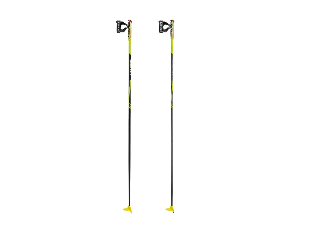 Bâtons de cross-country Leki CC 450 jaune fluo-noir-blanc