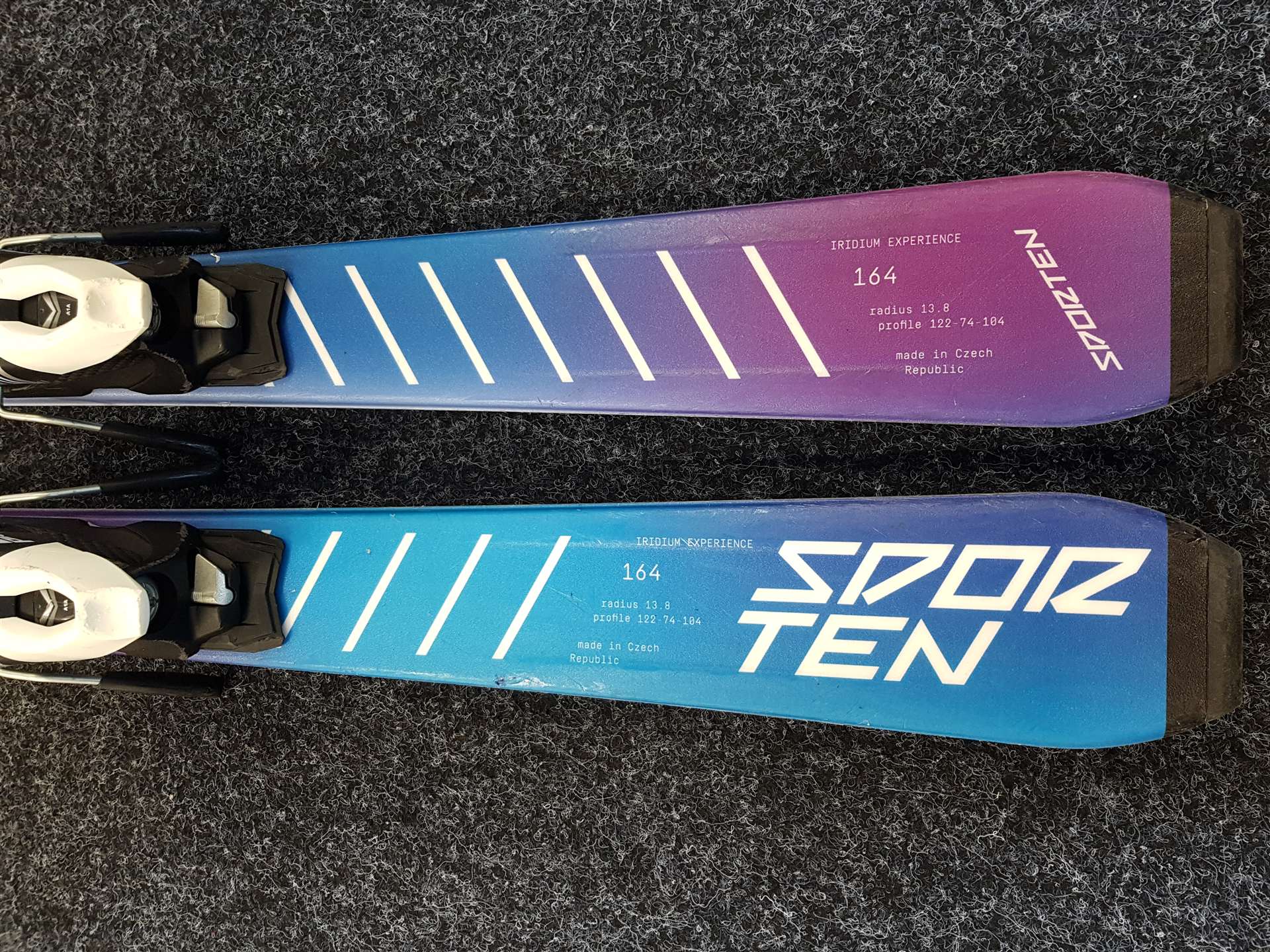 Skis SPORTEN Iridium Experience d'occasion + fixations Tyrolia PR 11