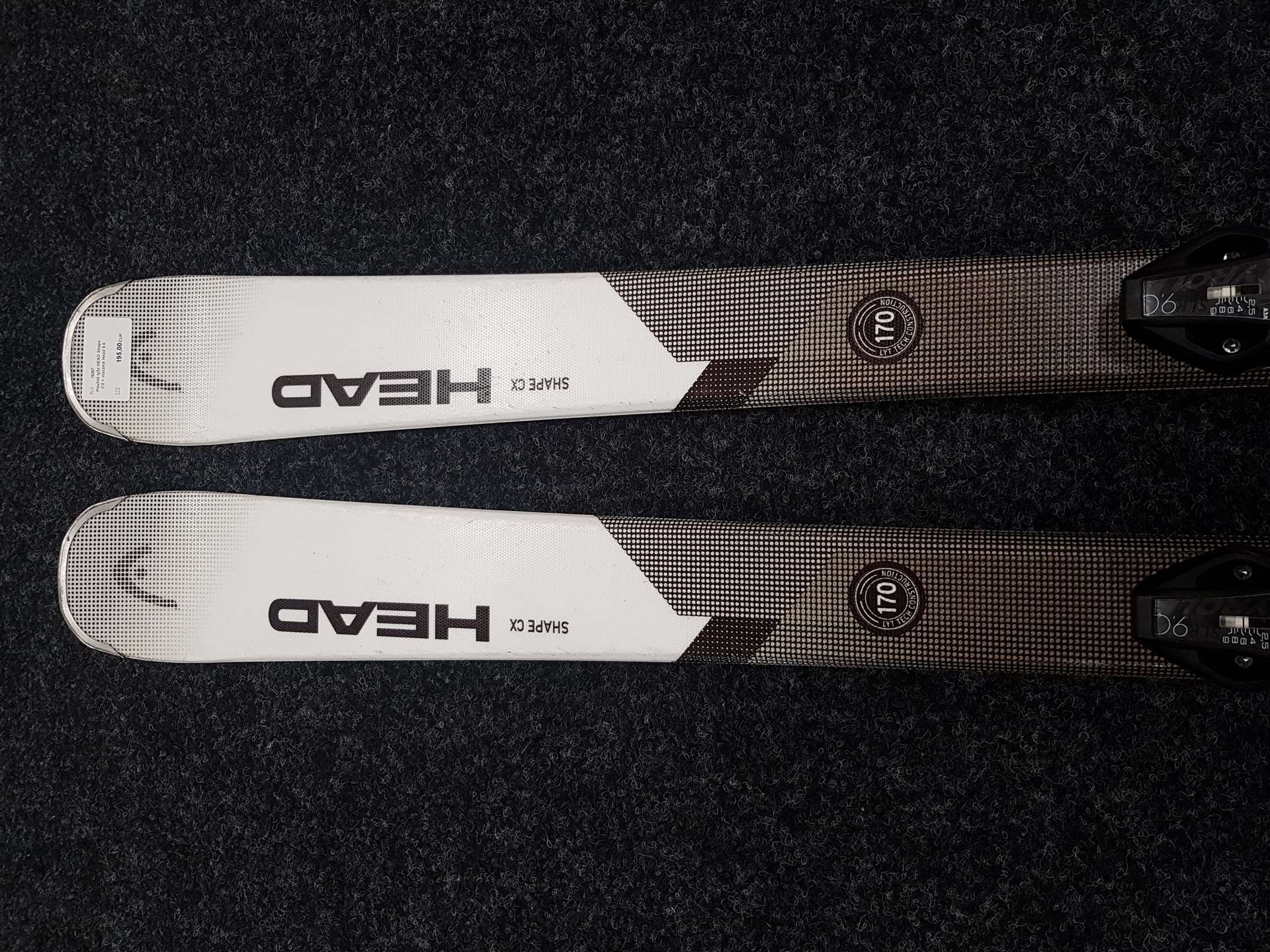 Použité lyže HEAD Shape CX + vázání Head 9.0