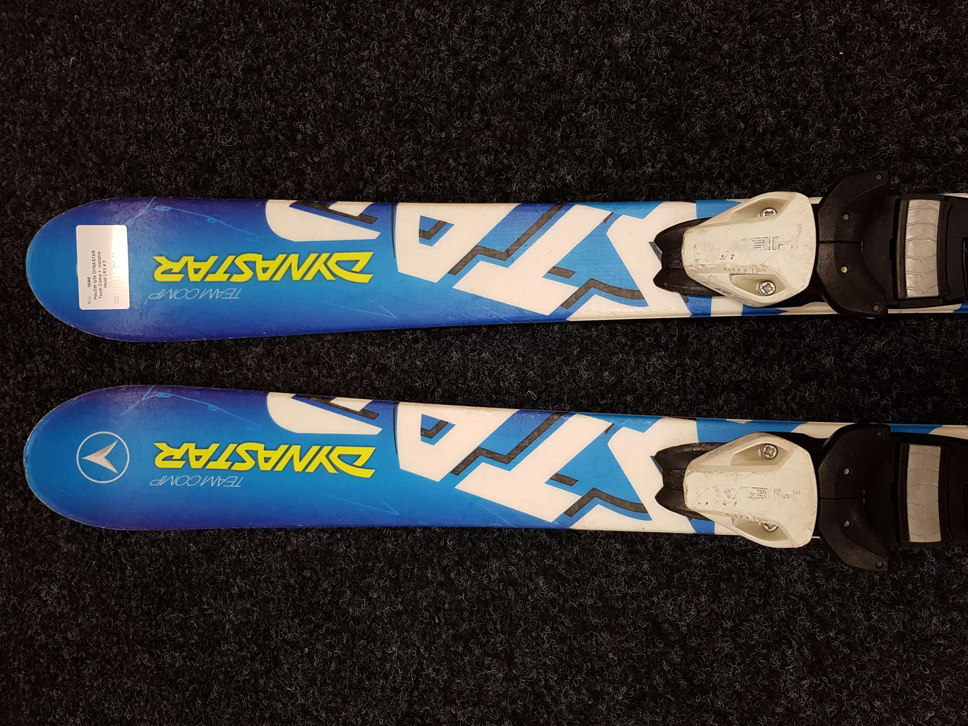 Gebrauchte DYNASTAR Team Comp Skier + Head LRX 4.5 Bindungen