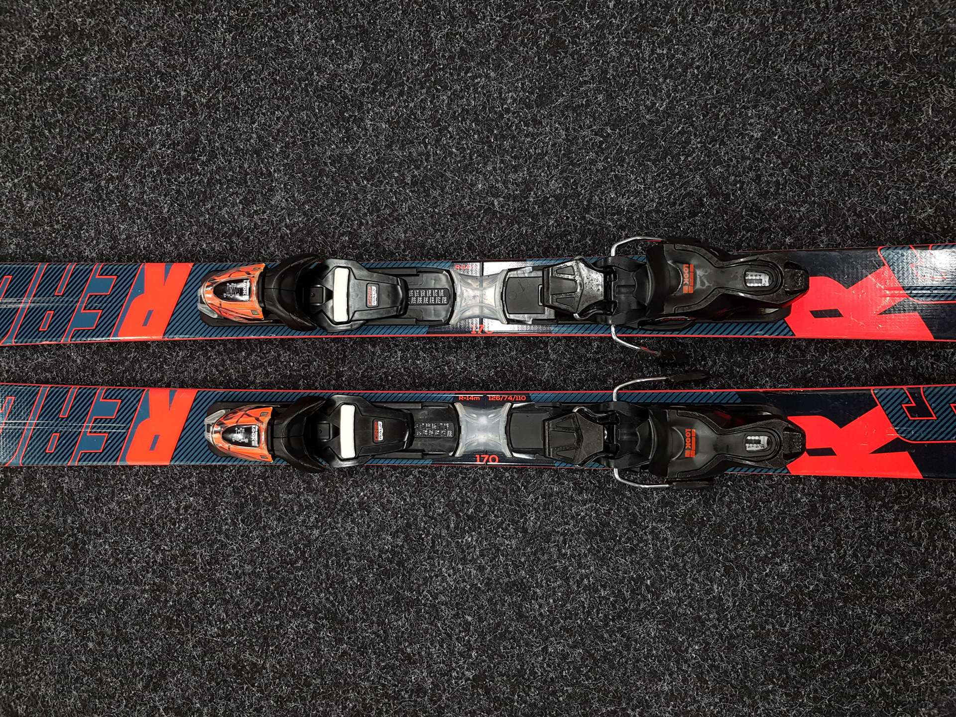 Gebrauchte ROSSIGNOL React 6 Compact Ski + Look Xpress 11 Bindungen