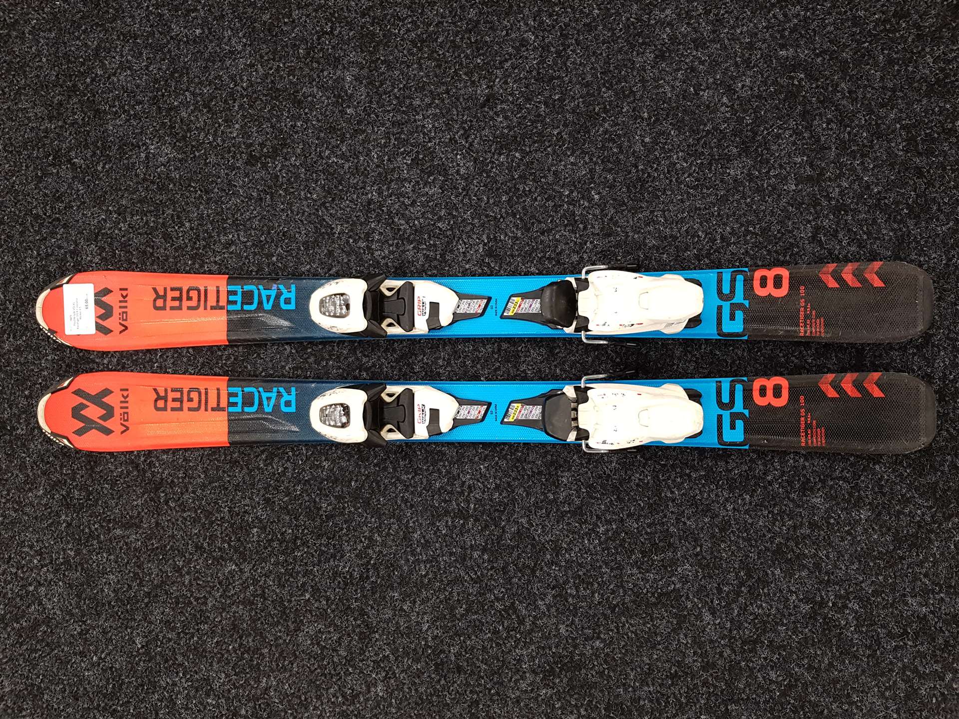 Schiuri VOLKL Racetiger GS 8 folosite + legături Marker 4.5
