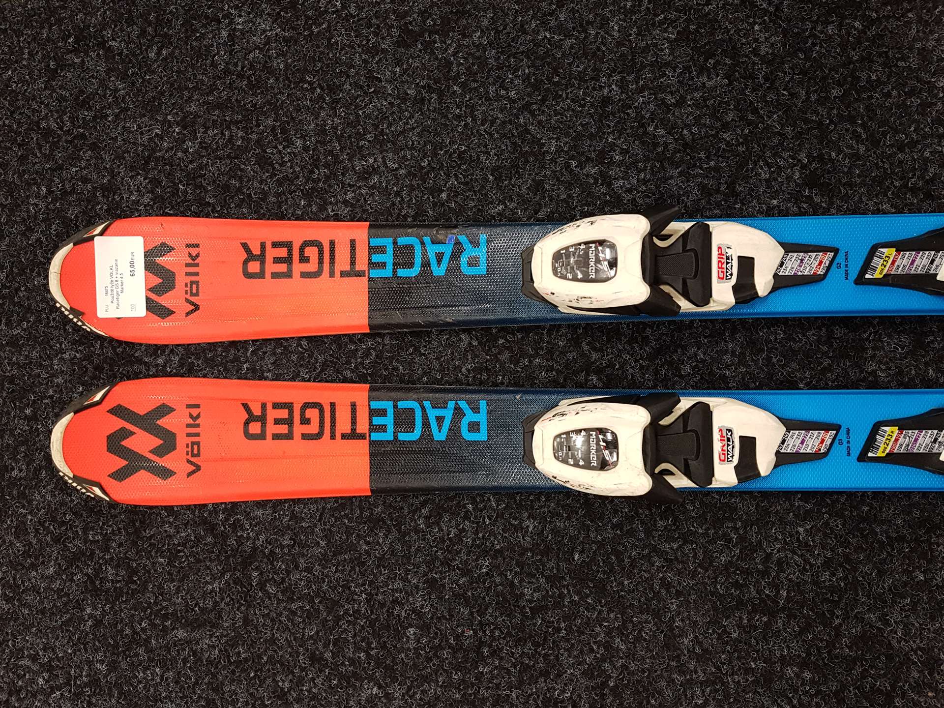 Schiuri VOLKL Racetiger GS 8 folosite + legături Marker 4.5