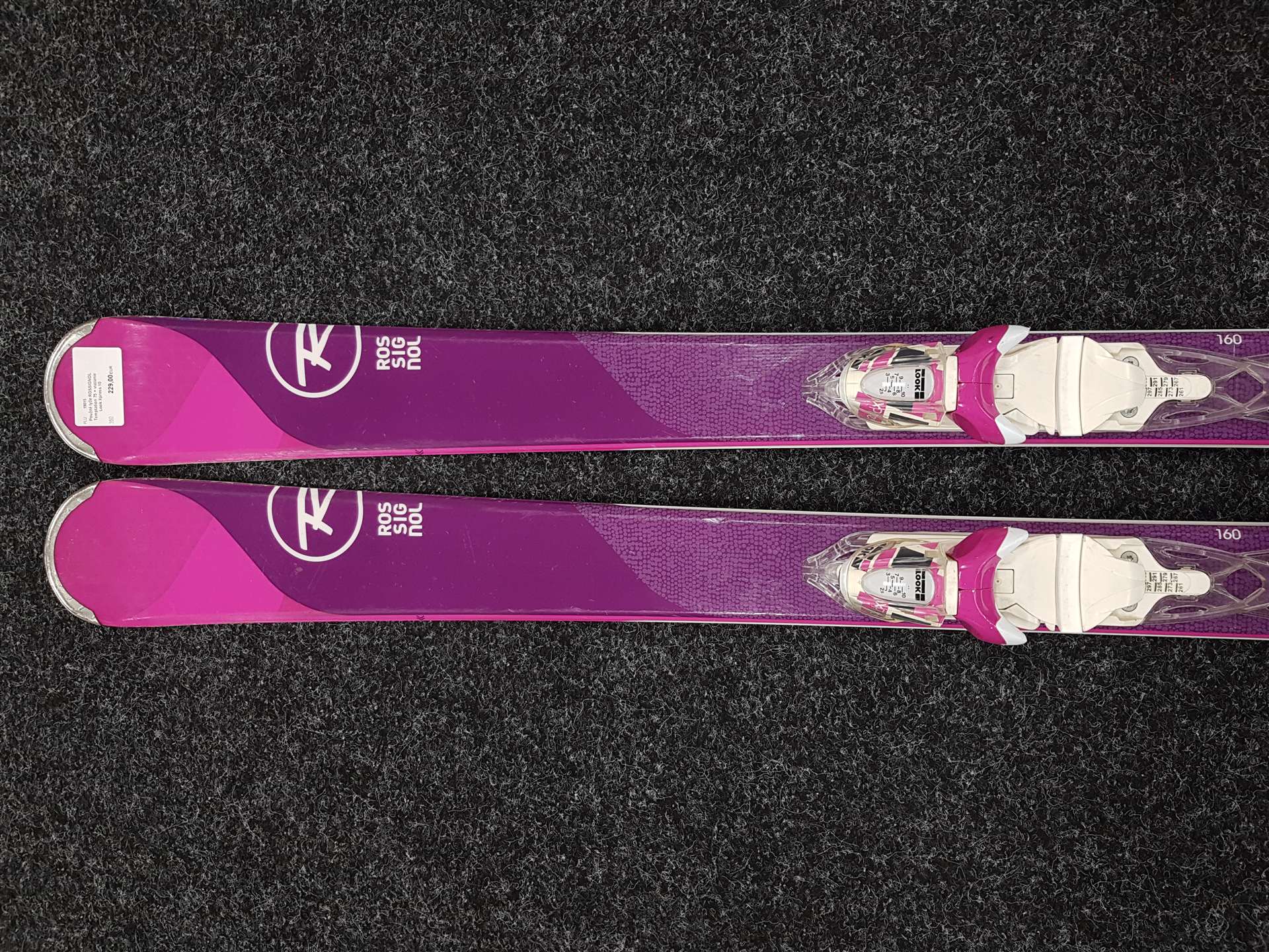 Sci ROSSIGNOL Temptation 75 usati + attacchi Look Xpress 10