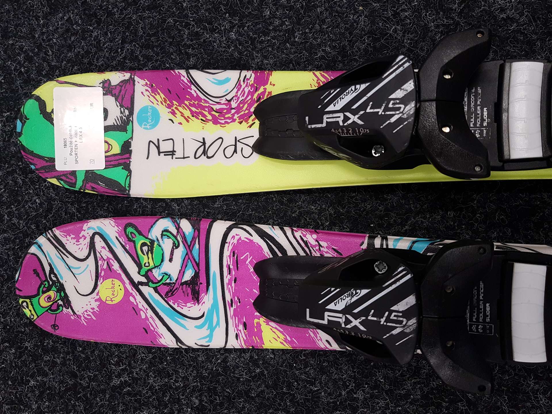 Gebrauchte SPORTEN Kinderski + Tyrolia LRX 4.5 Bindungen