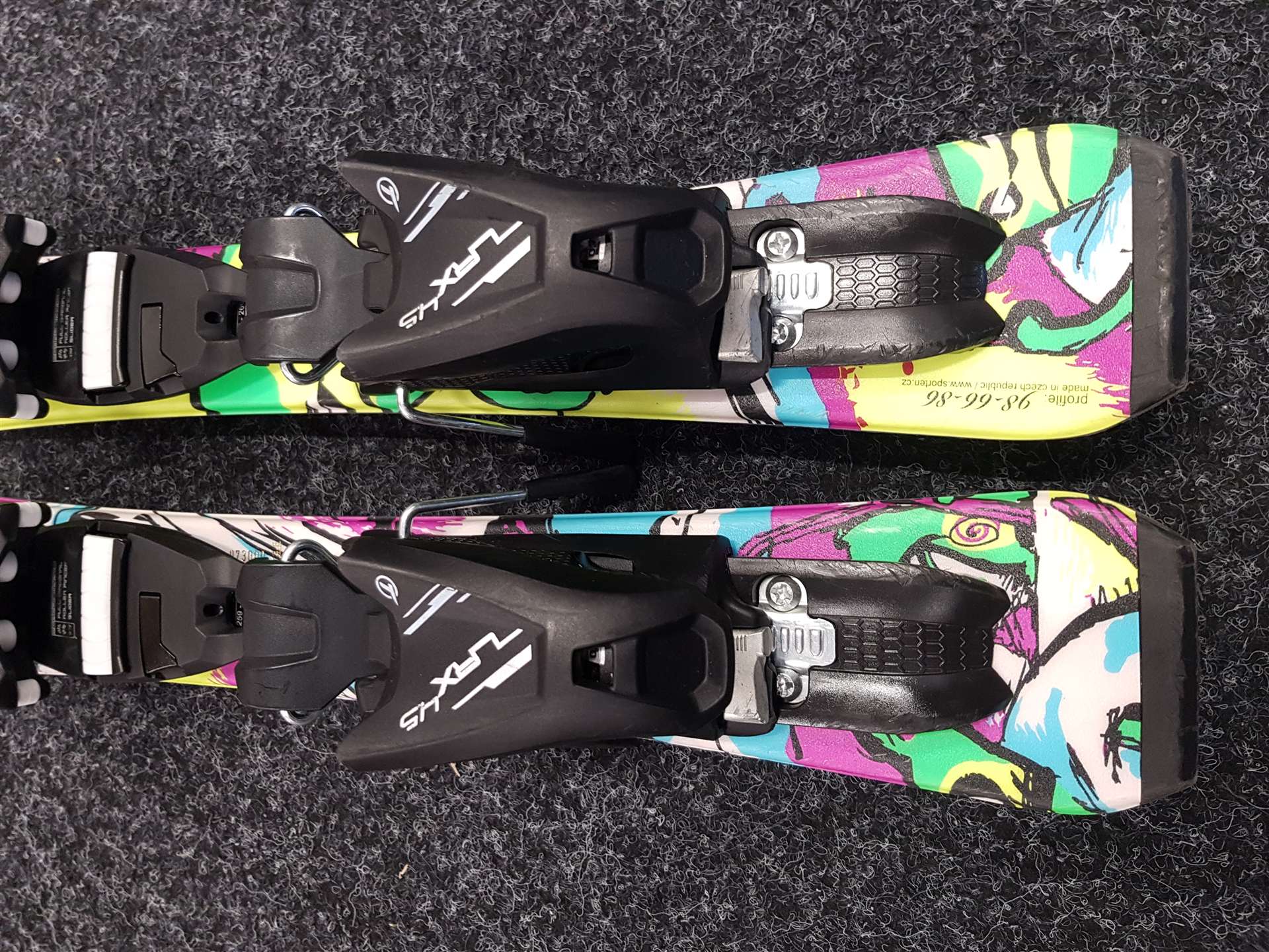 Gebrauchte SPORTEN Kinderski + Tyrolia LRX 4.5 Bindungen