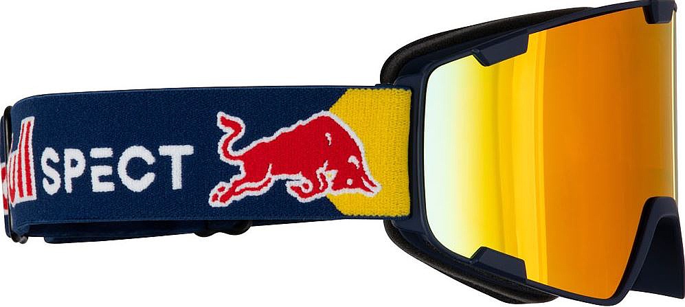 Lyžiarske okuliare RED BULL SPECT PARK-20RE2, black/brown with red mirror