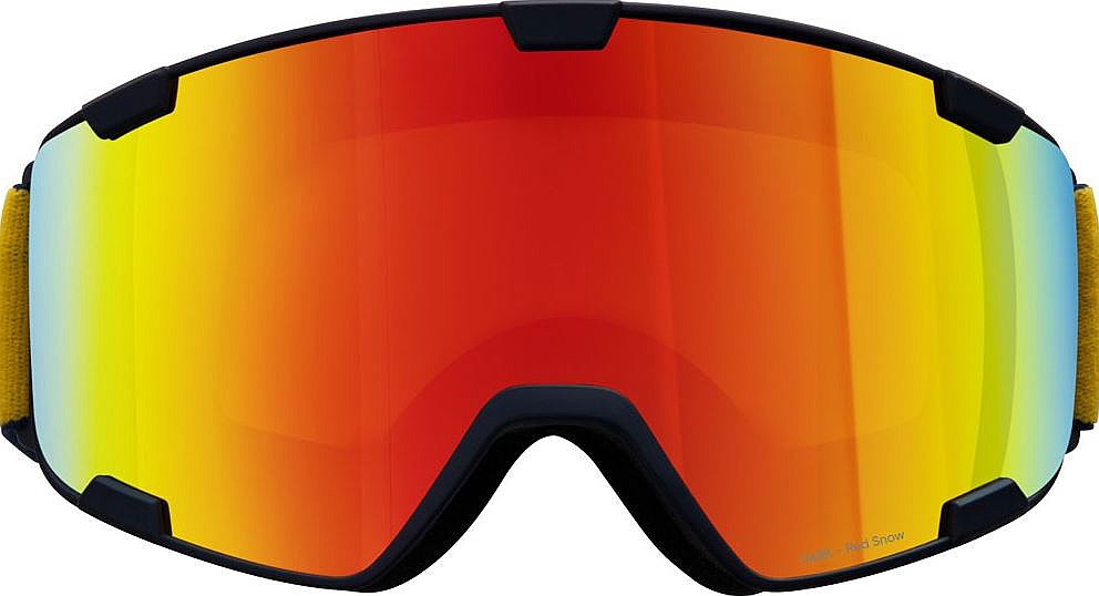Lyžiarske okuliare RED BULL SPECT PARK-20RE2, black/brown with red mirror
