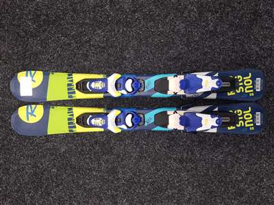Használt ROSSIGNOL Terrain gyermek síléc + Look KidX 4.5 kötés