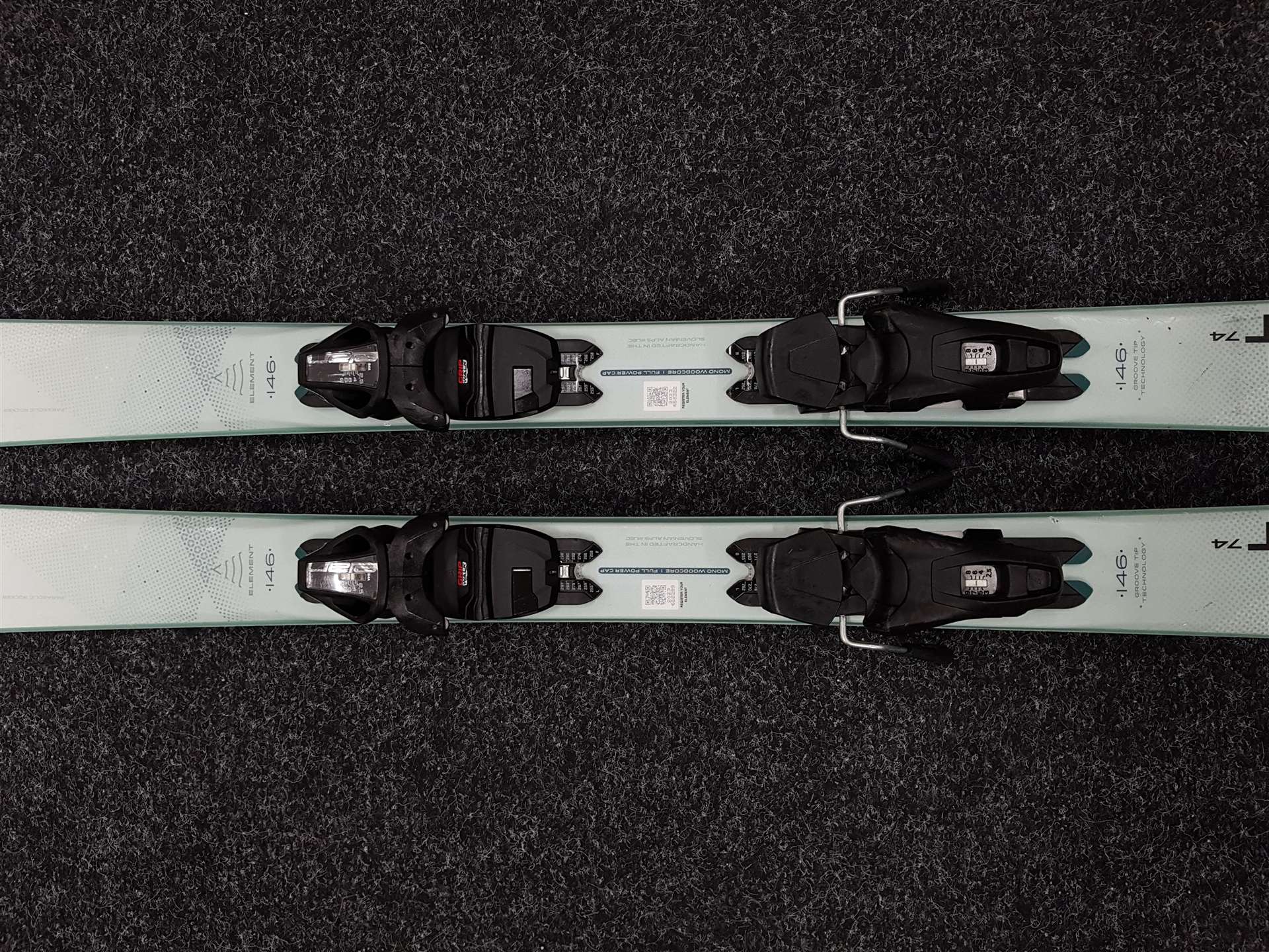 Esquís usados ELAN Element 74 + fijaciones Elan EL 9