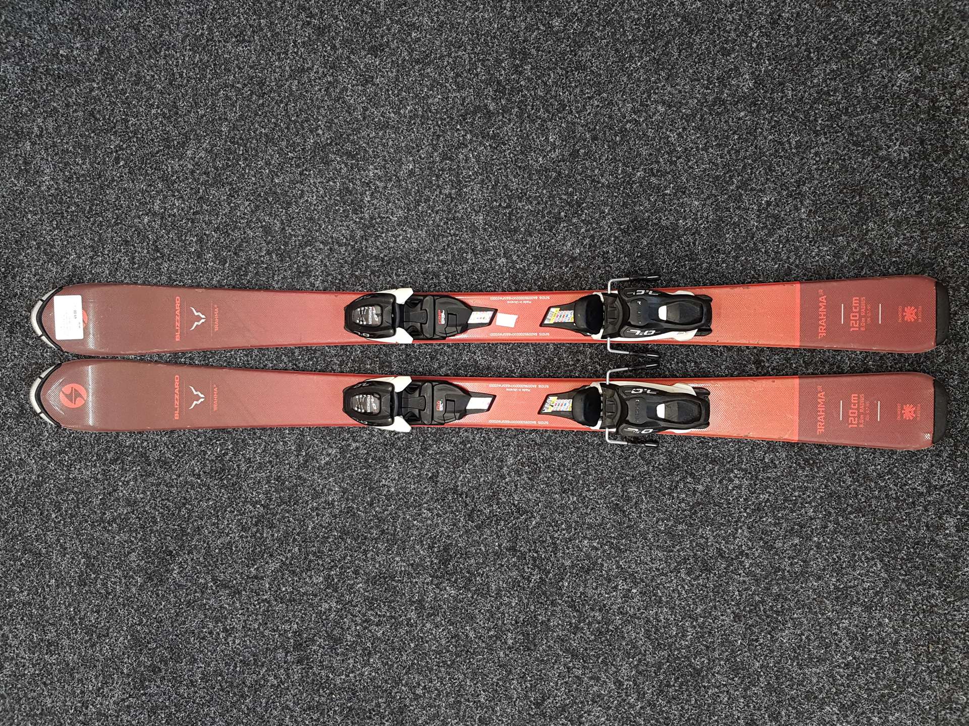 Gebrauchte Kinderski BLIZZARD Brahma JR + Bindungen Marker 7.0