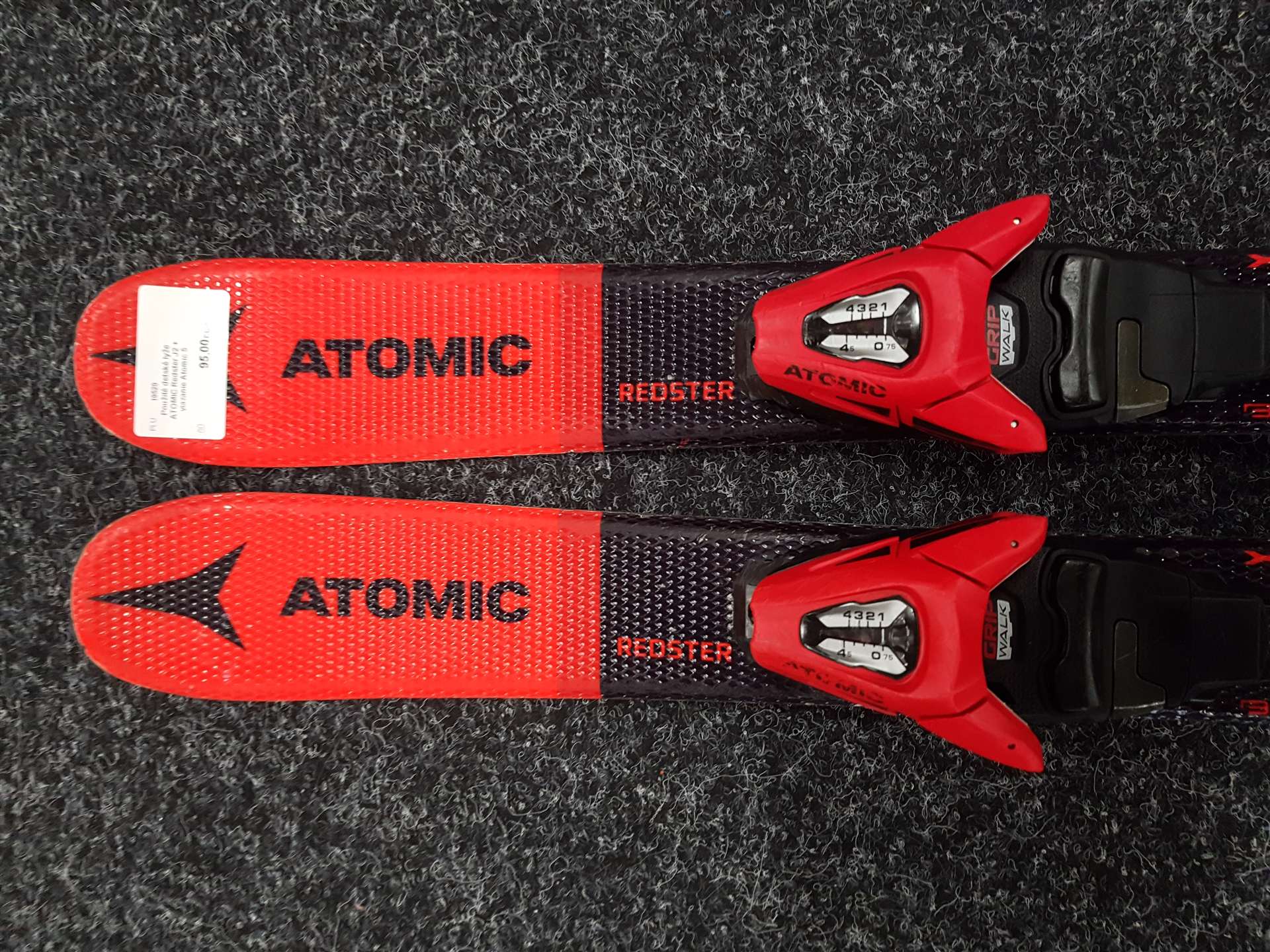 Schiuri pentru copii folosite ATOMIC Redster J2 + legături Atomic 5