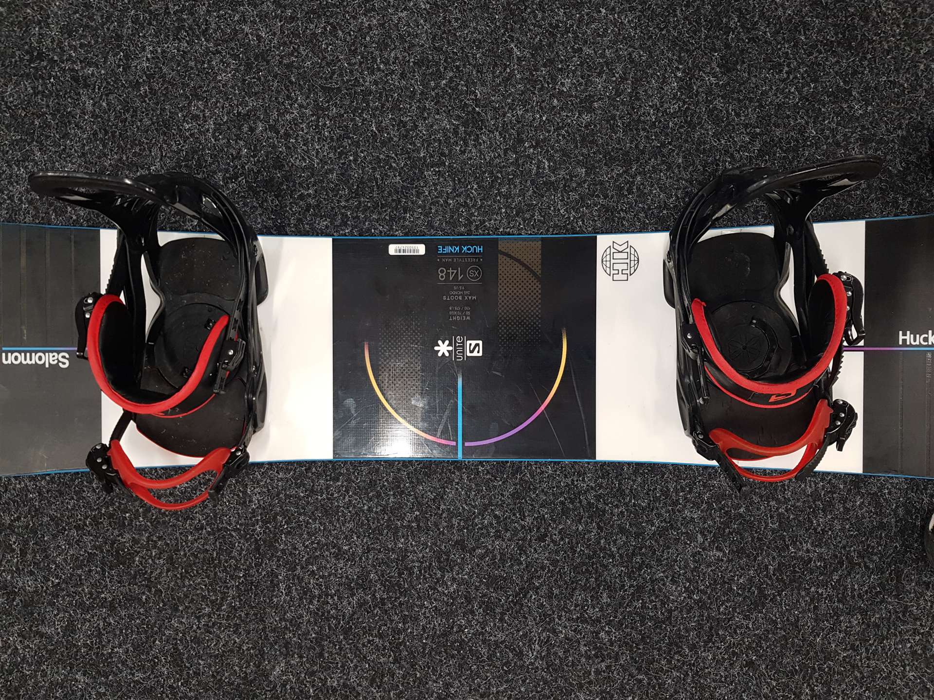 Használt SALOMON Huck Knife snowboard + Salomon kötés M-es méret