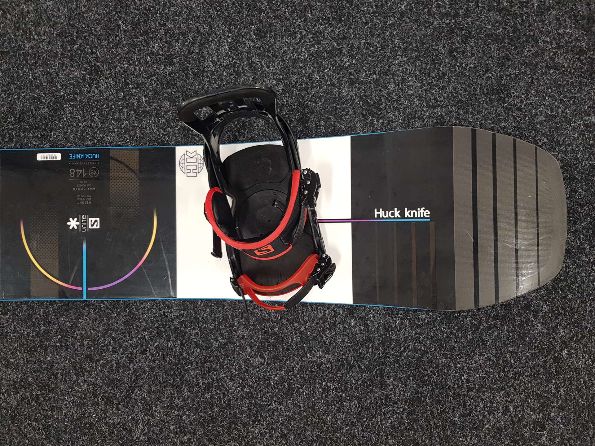 Használt SALOMON Huck Knife snowboard + Salomon kötés M-es méret