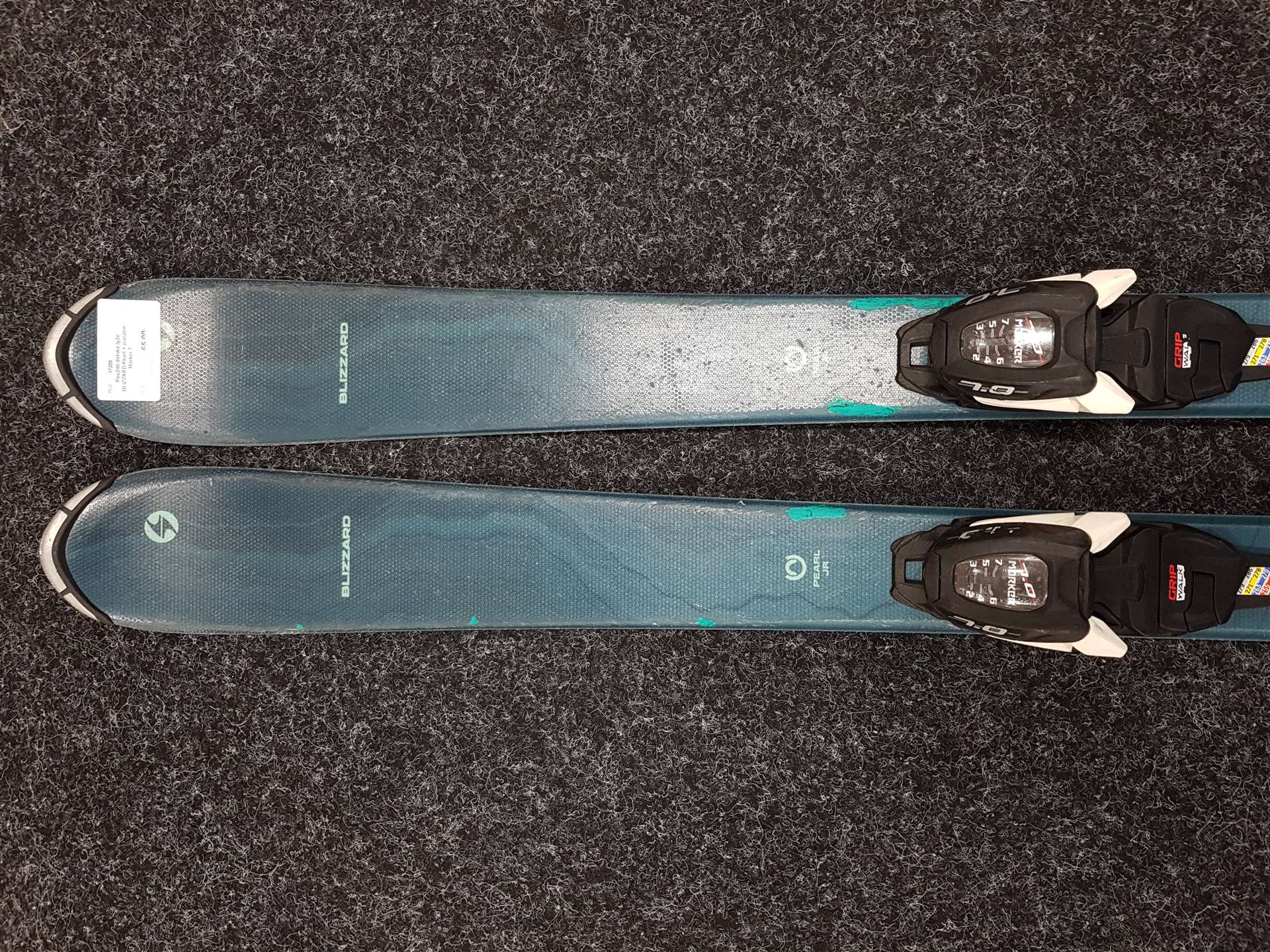 Schiuri pentru copii folosite BLIZZARD Pearl + legături Marker 7