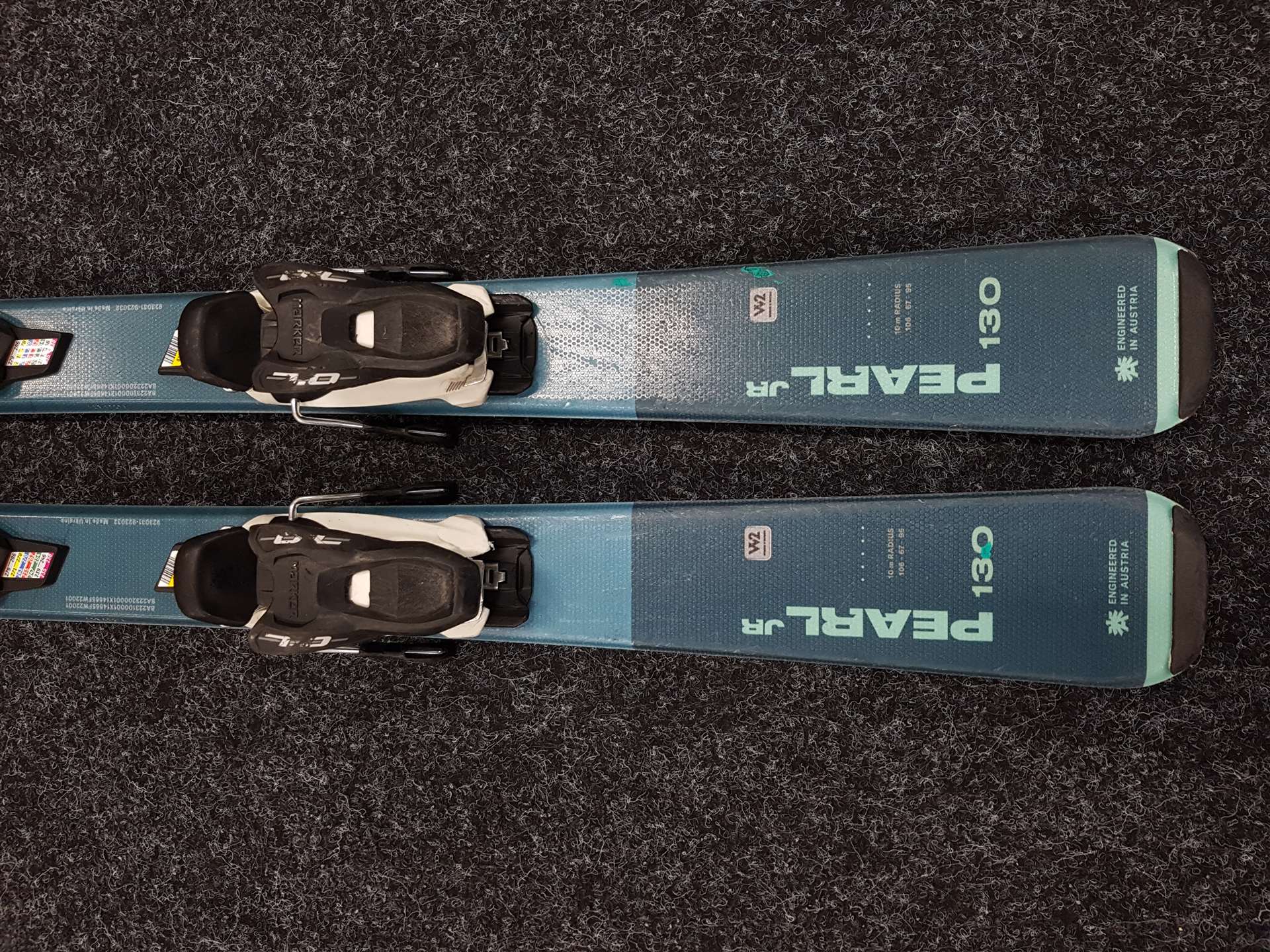 Schiuri pentru copii folosite BLIZZARD Pearl + legături Marker 7