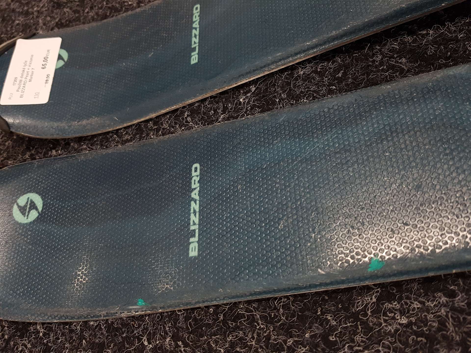 Schiuri pentru copii folosite BLIZZARD Pearl + legături Marker 7