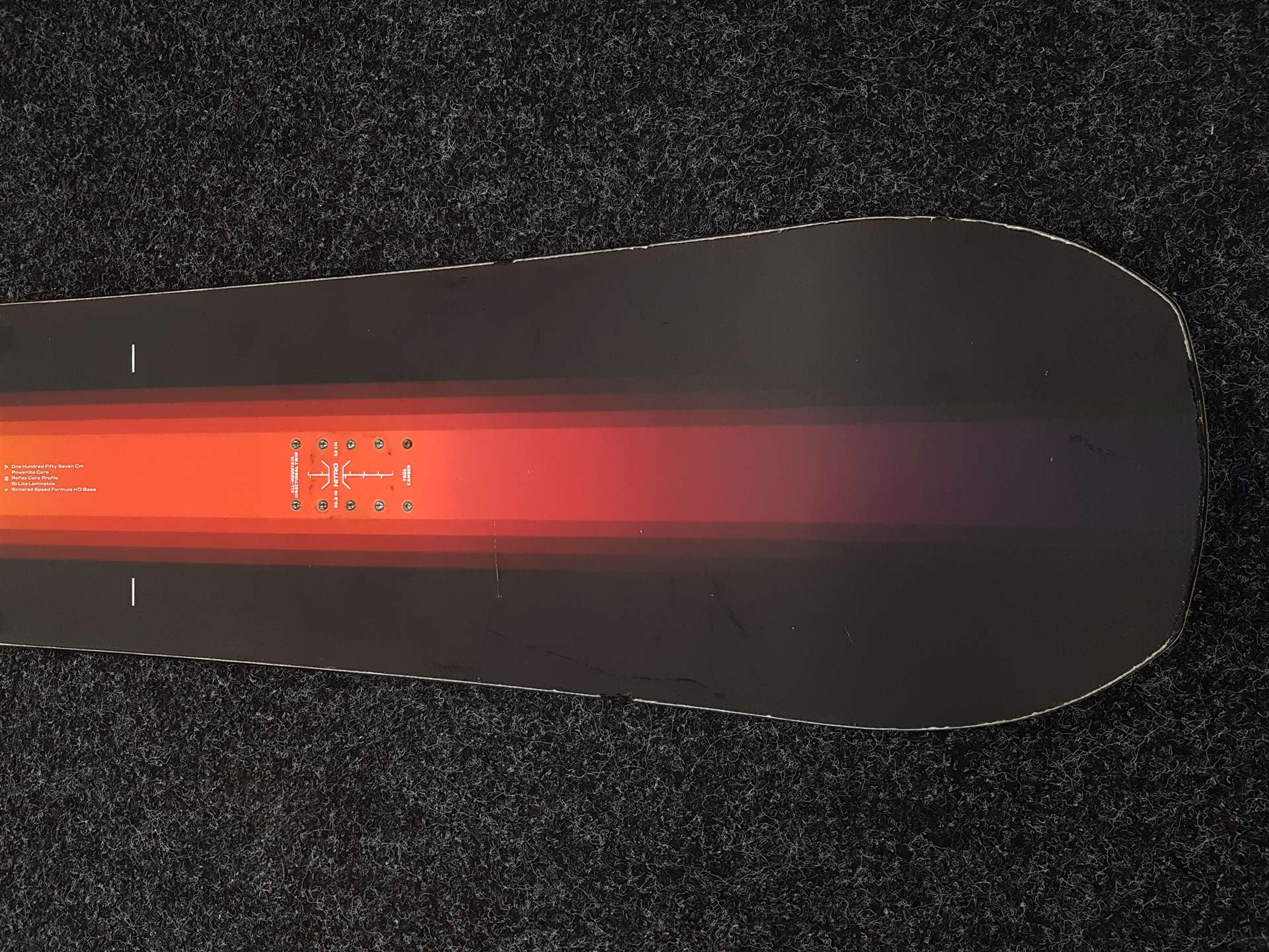 Tabla de snowboard usada NITRO Team 157