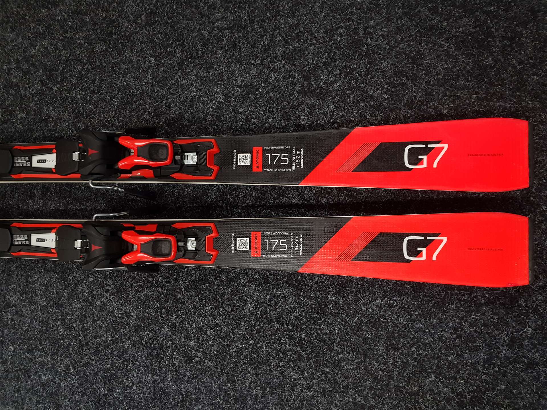 Sci usati ATOMIC Redster G7 + attacchi Atomic FT 12