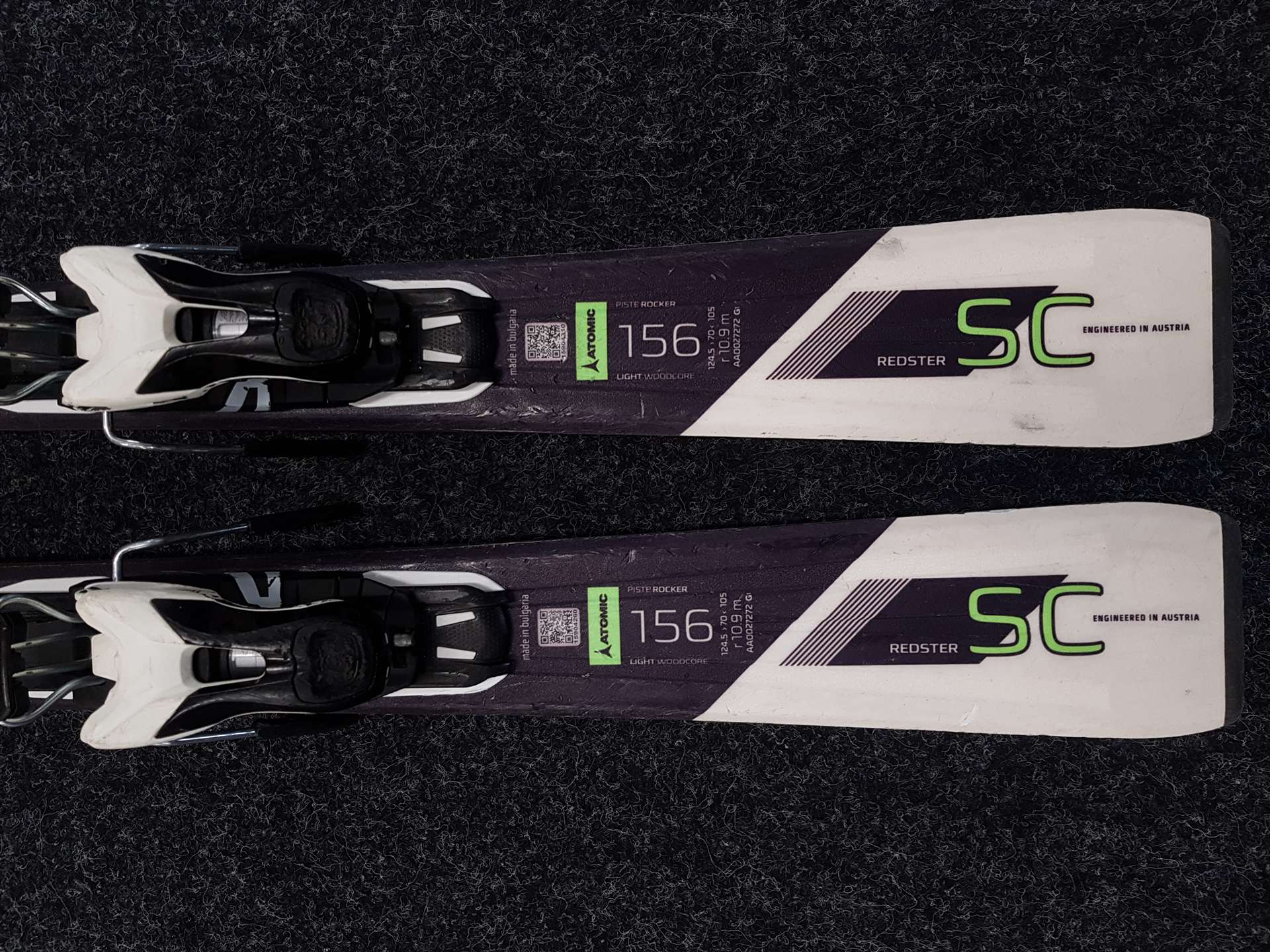 Skis ATOMIC REDSTER SC d'occasion + fixations Atomic10