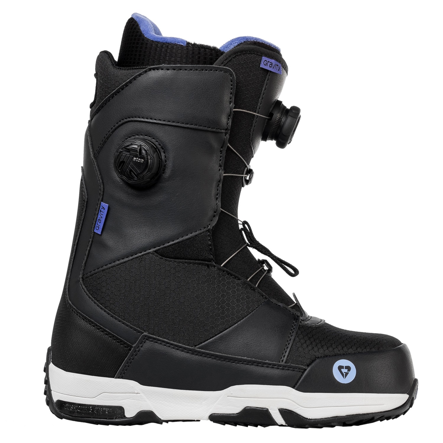 Bottes de snowboard Gravity SAGE Dual Atop Noir/Lavande
