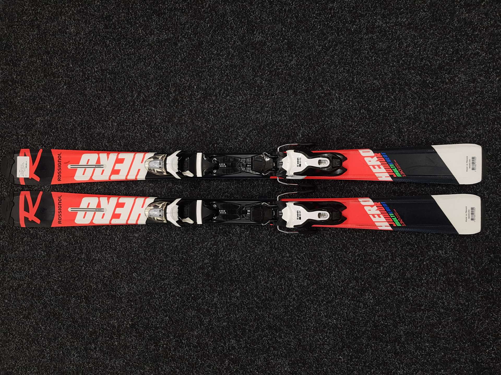 Gebrauchte Kinderski ROSSIGNOL Hero Junior Multi Event + Look Xpress 7 Bindungen