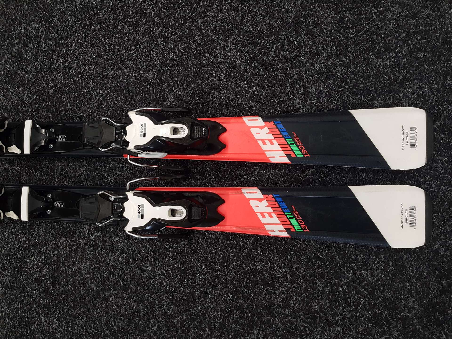 Gebrauchte Kinderski ROSSIGNOL Hero Junior Multi Event + Look Xpress 7 Bindungen