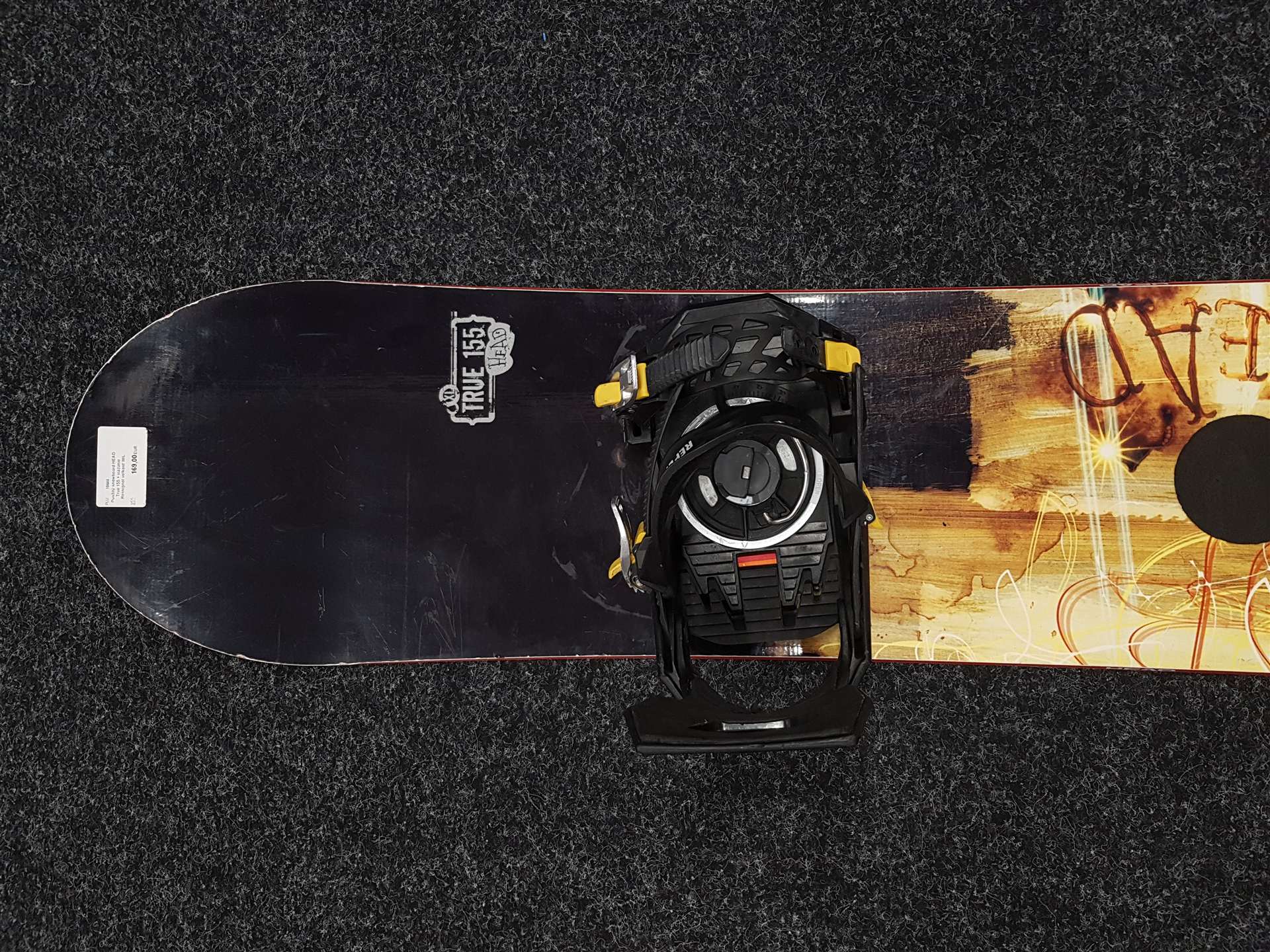 Gebrauchtes HEAD True 155 Snowboard + Rossignol Bindungen Größe M/L