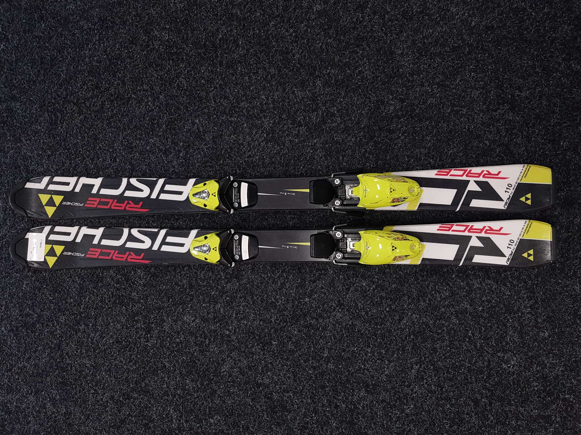 Rabljene dječje skije FISCHER Race + vezovi Fischer FJ 4