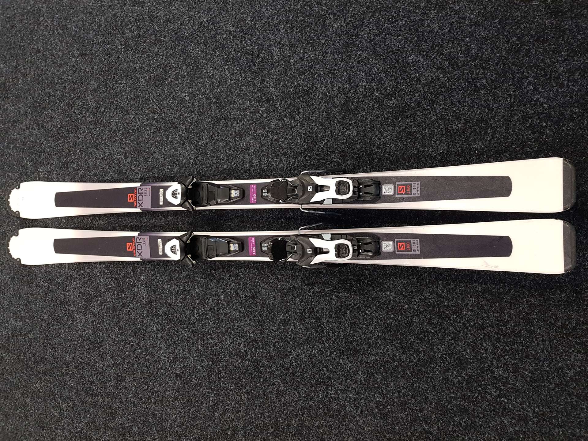 Sci SALOMON XDR Focus usati + attacchi Salomon 10.0
