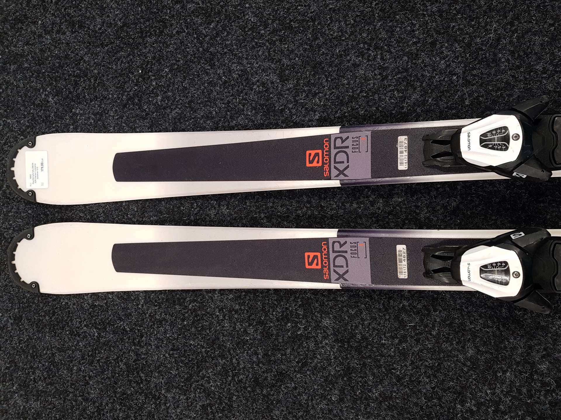 Sci SALOMON XDR Focus usati + attacchi Salomon 10.0