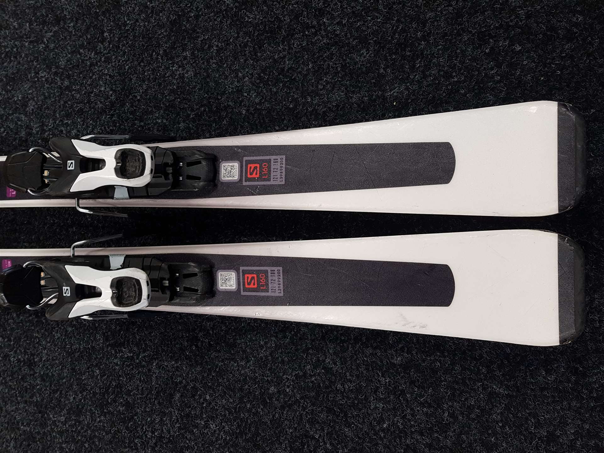 Sci SALOMON XDR Focus usati + attacchi Salomon 10.0