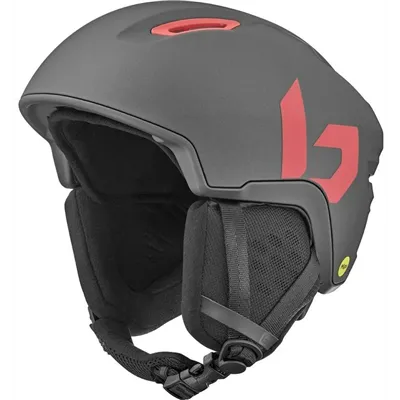 casque de ski Bollé ATMOS MIPS Titanium Red Matte
