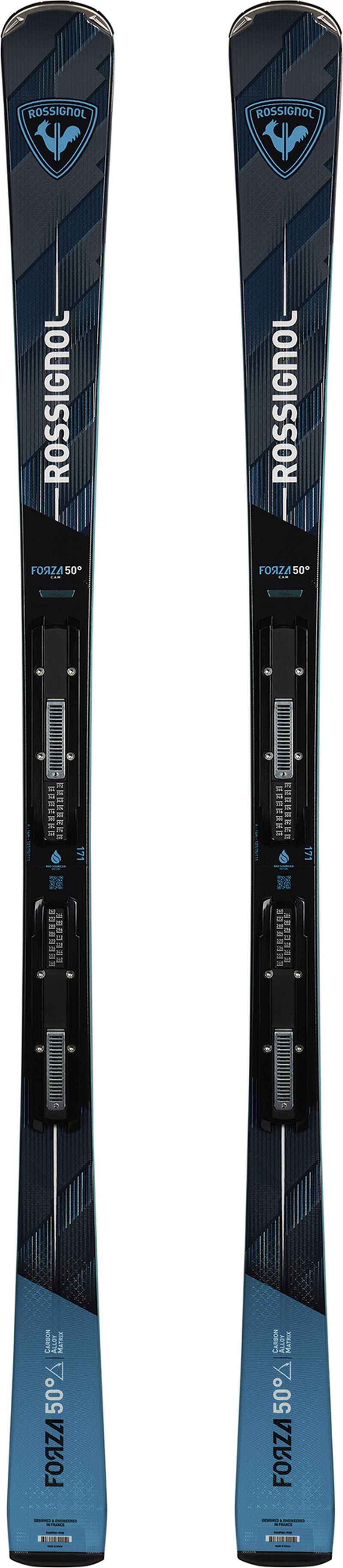 schiuri Rossignol FORZA 50'' CAM KONECT + NX 12 KONECT GW B80 NEGRU ALBASTRU