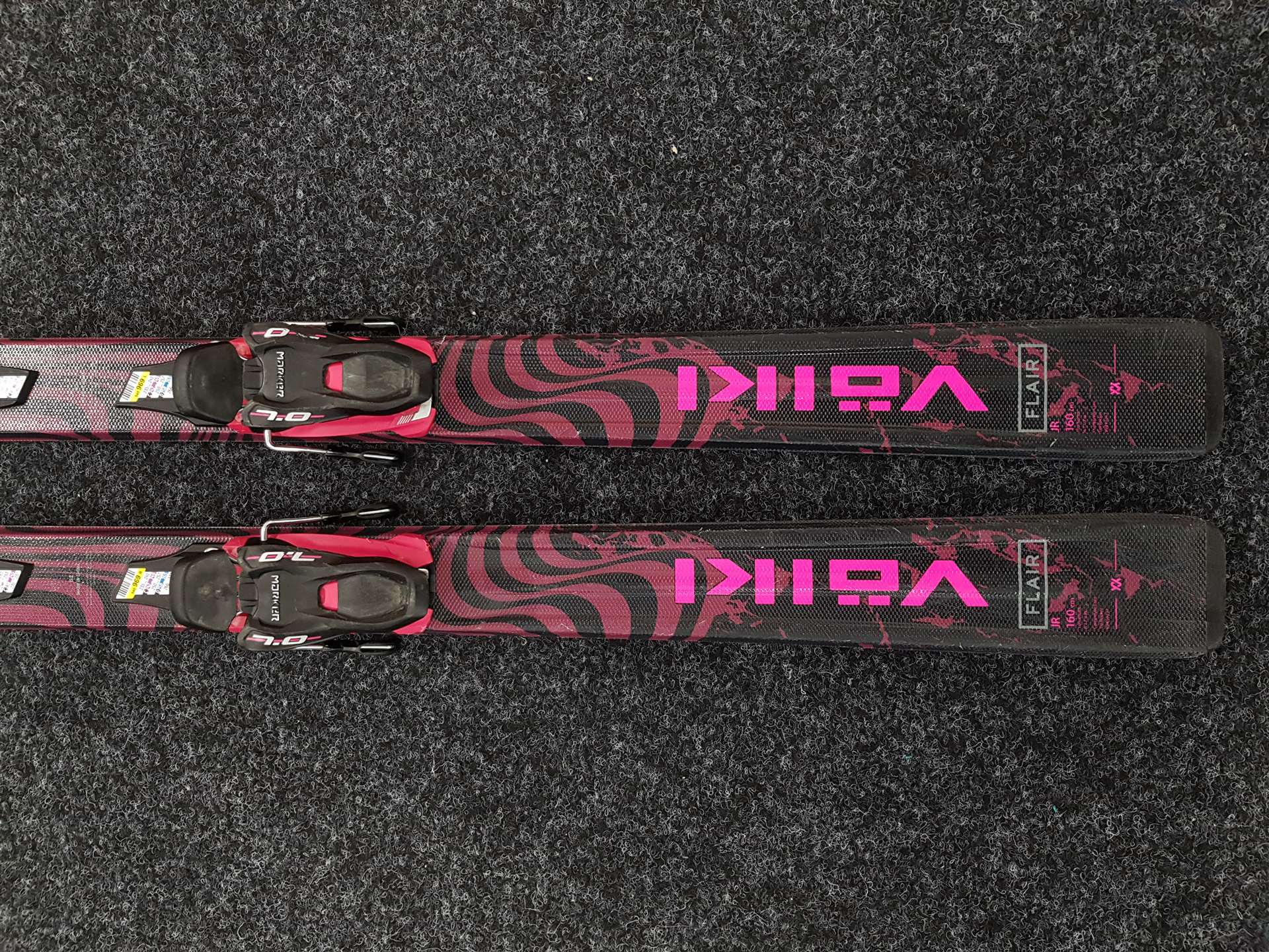 Použité lyže VOLKL Flair Jr + viazanie Marker 7.0