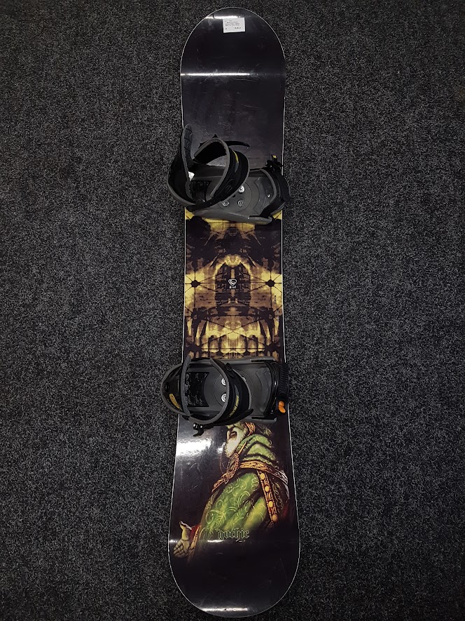 Bazarový snowboard Salomon Gothic + vázání Santa Cruz velikost L
