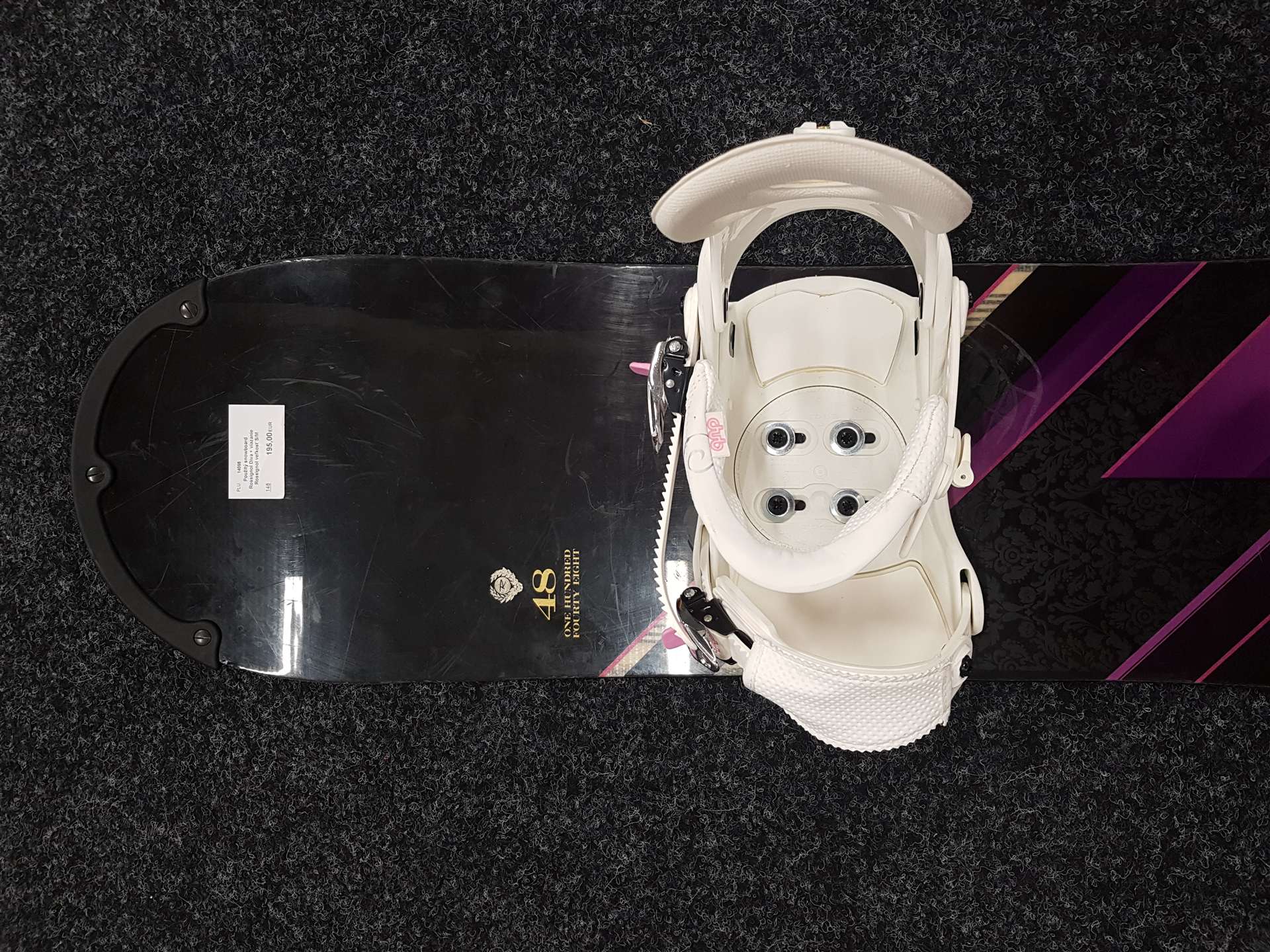 Tabla de snowboard Rossignol Diva usada + fijaciones Rossignol talla S/M