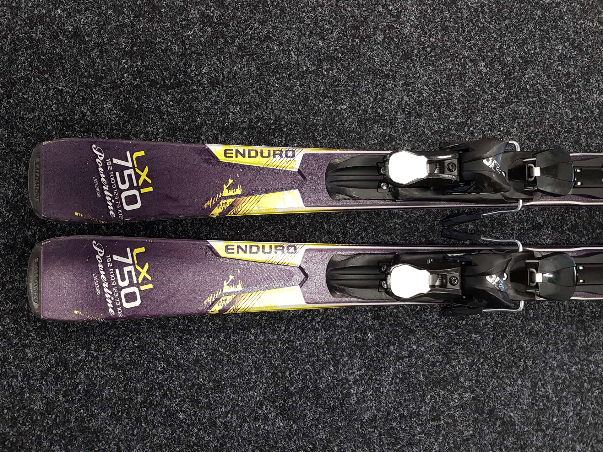 Sci da enduro Salomon usati + attacchi Salomon Z10
